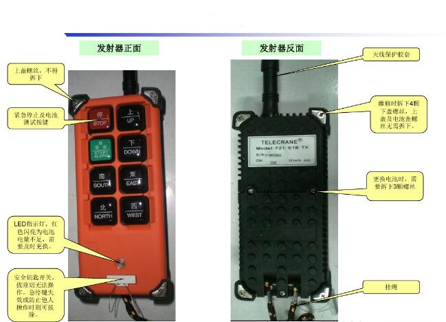 電動(dòng)葫蘆無(wú)線遙控器裝置